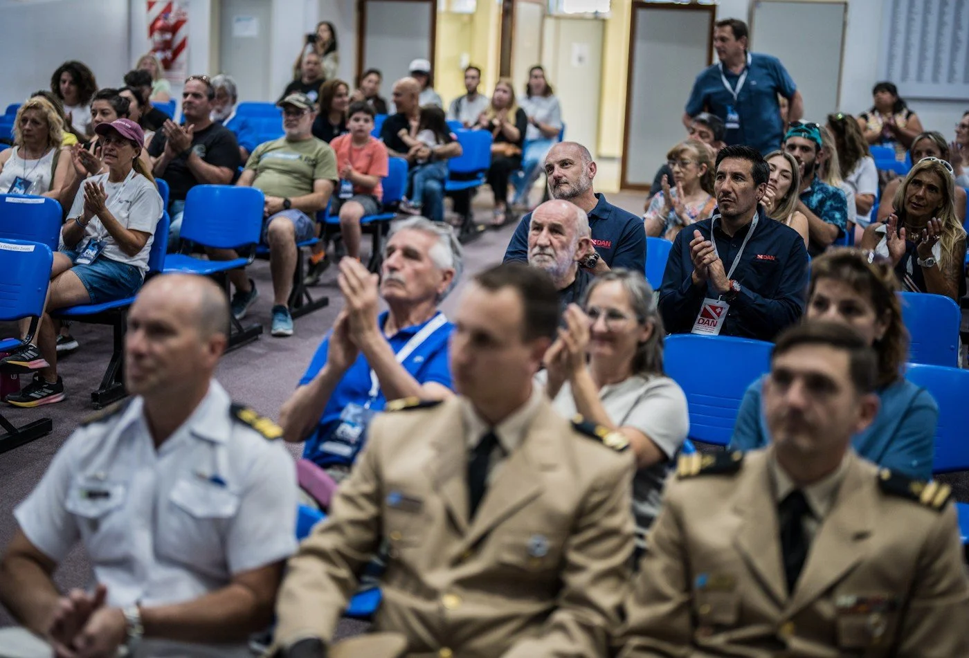 Fiesta Nacional del Buceo Puerto Madryn, Universidad Don Juan Bosco: Aula Magna, inauguracion; photo by Carpe Diem Holistic