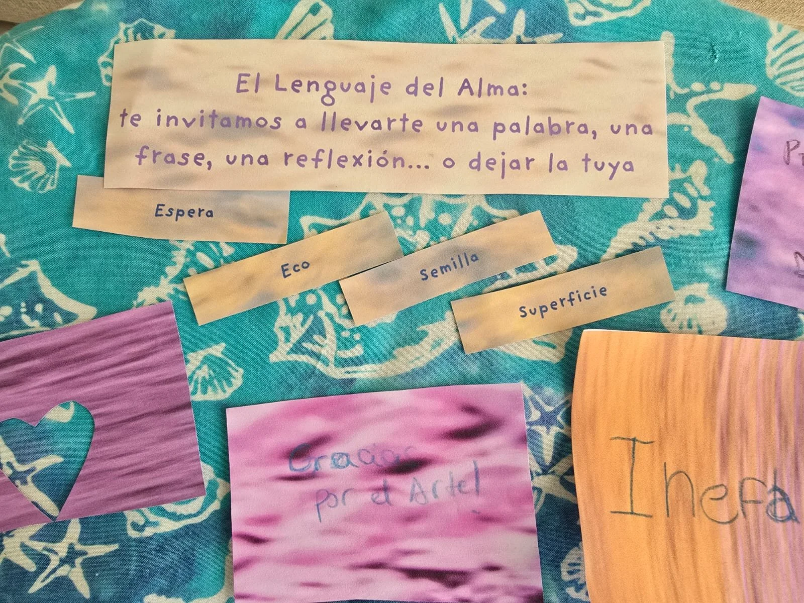 invitation from the audience and feedback from the audience during the presentation night of La Espera de la Sirena (The Mermaid's Wait)