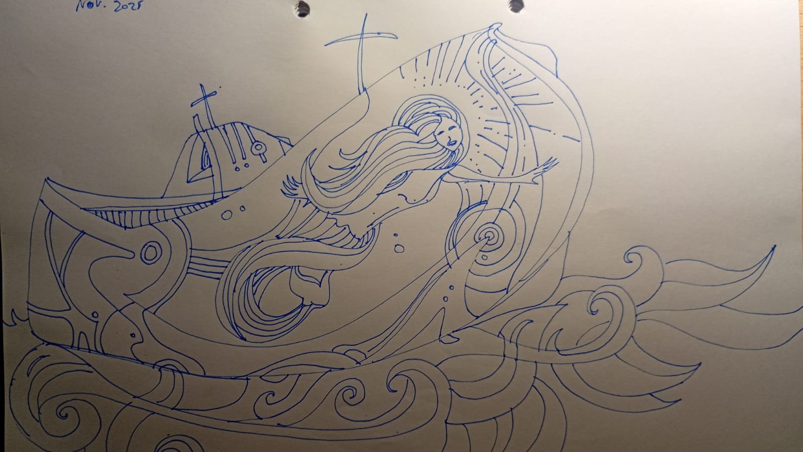 The Mermaid's wait sketches