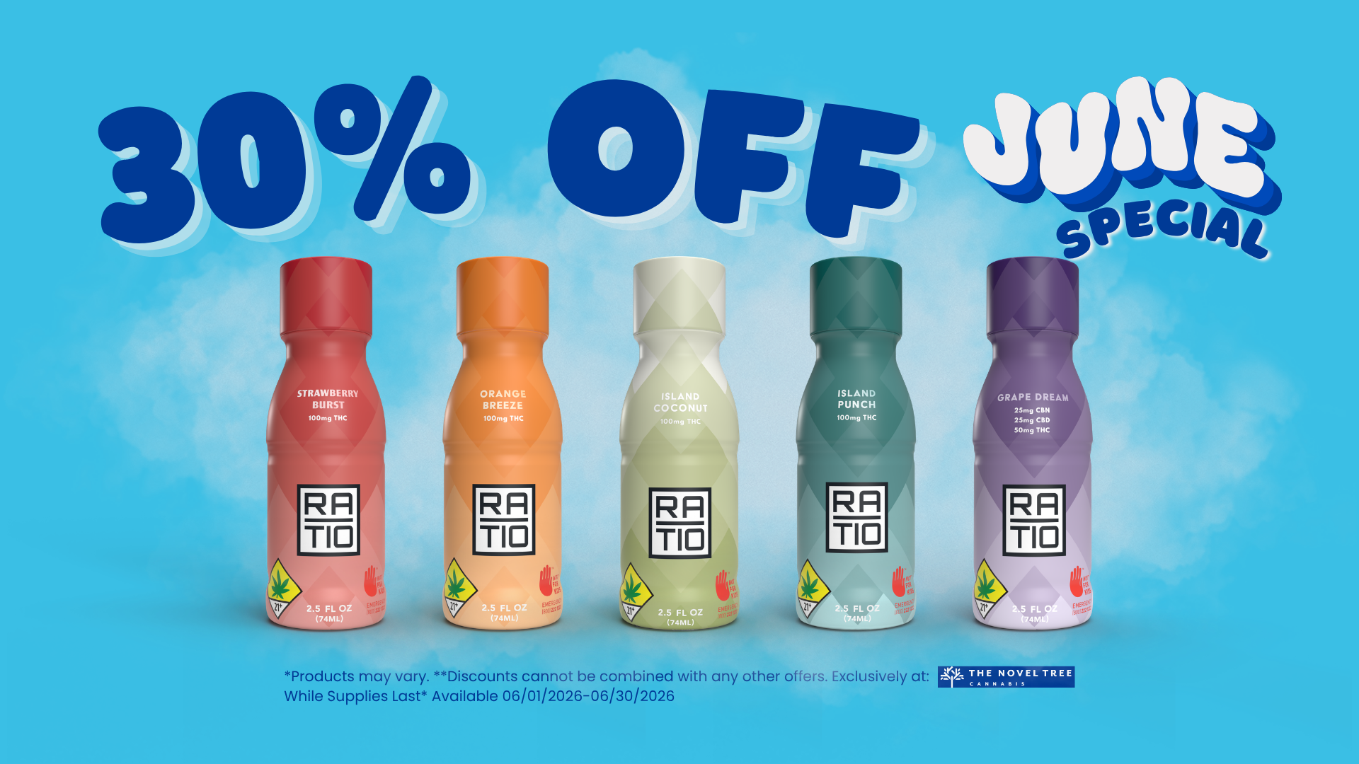 30% Off Ratio 100 mg Shots