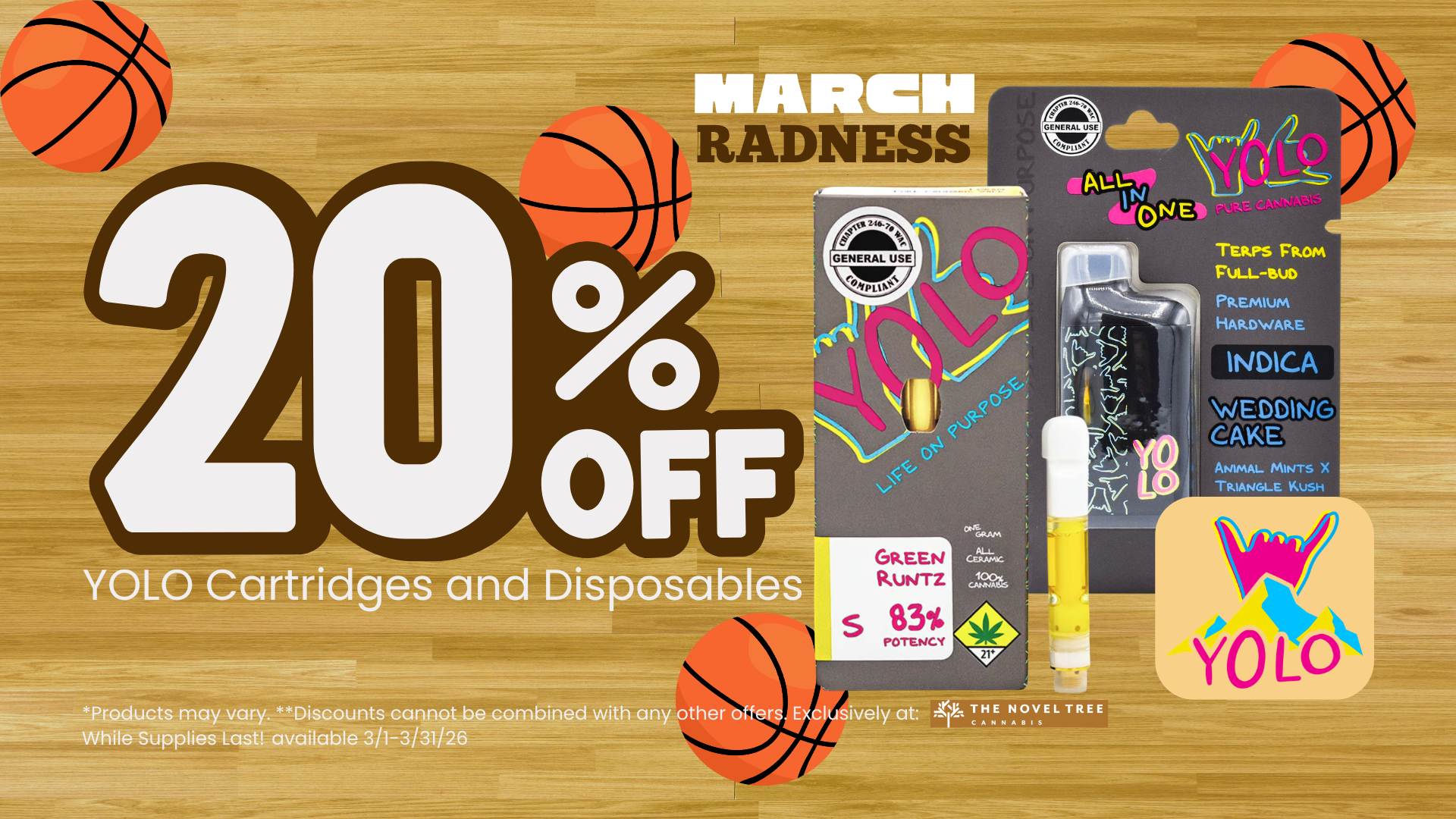 20% OFF Yolo March 2026