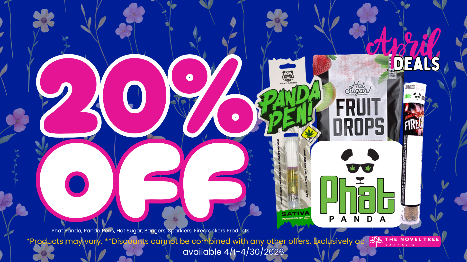 20% Off Phat Panda Products in April