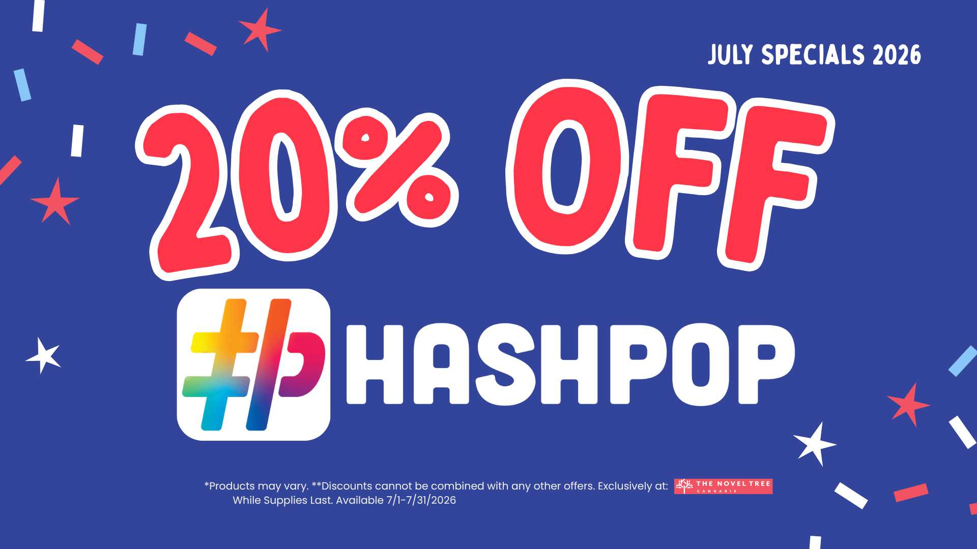 20% OFF Hashpop