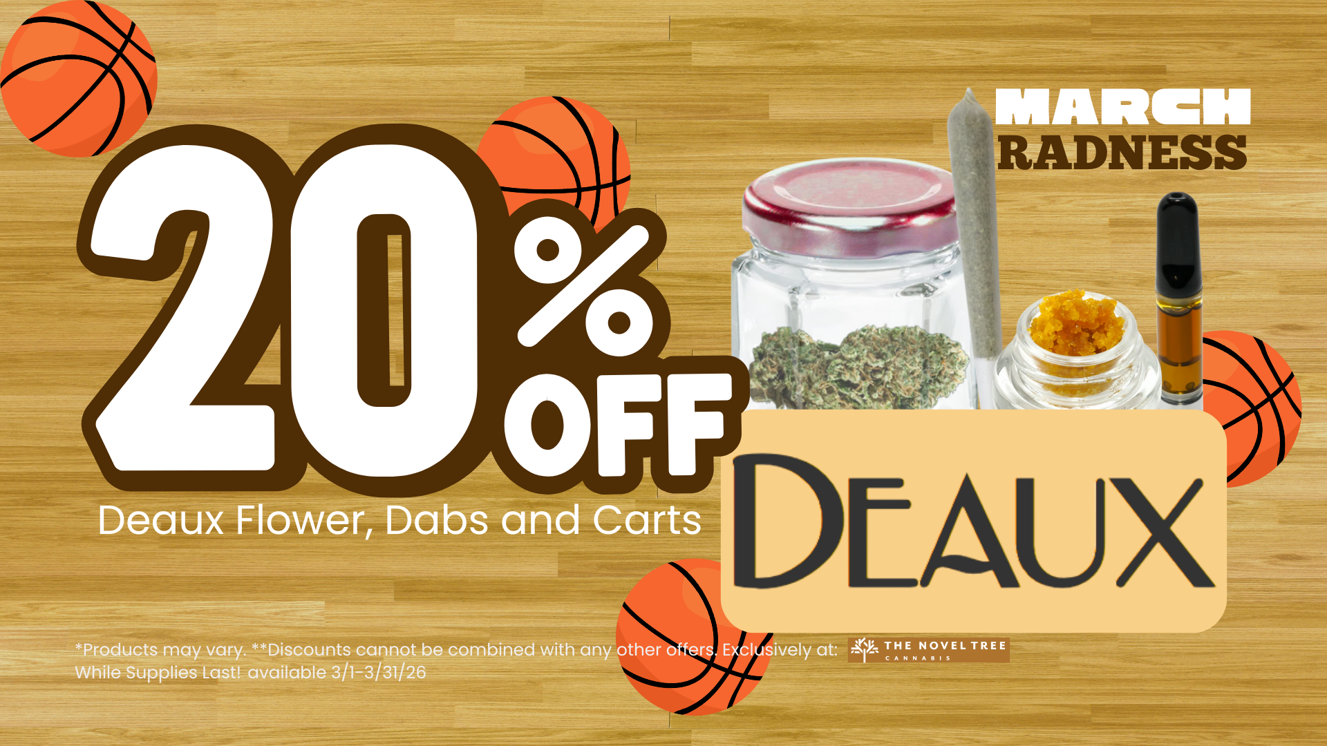 20% OFF Deaux March 2026