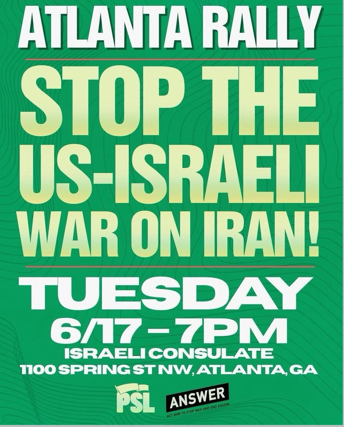 Stop the US-Israeli War on Iran!