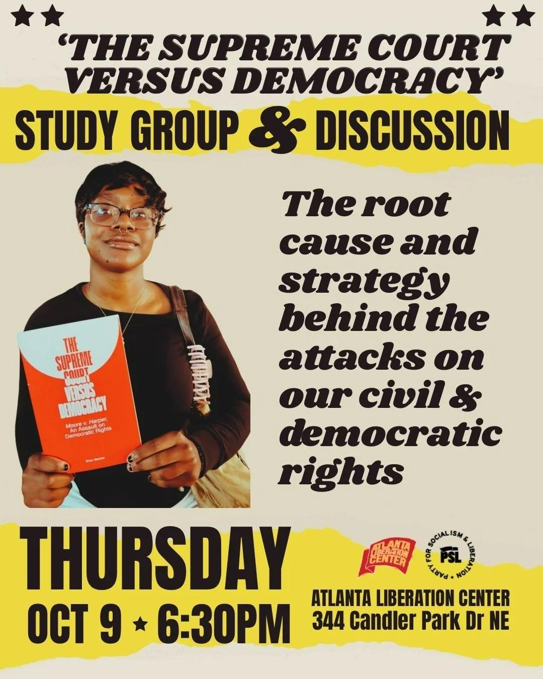 The Supreme Court versus Democracy” Study Group & Discussion