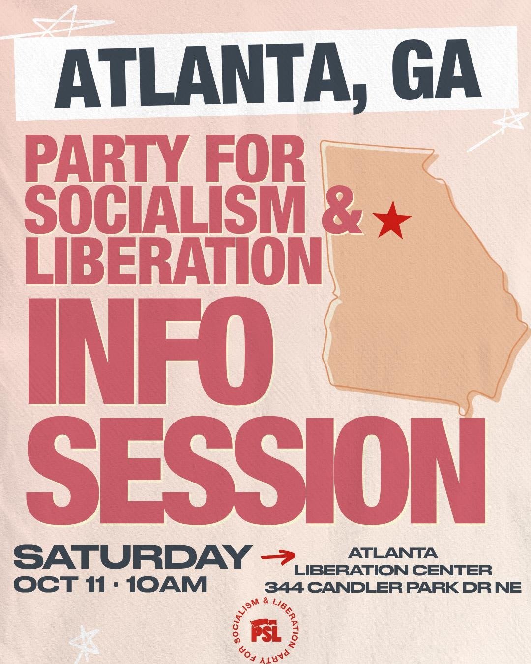 GET ORGANIZED: Info Session this SATURDAY