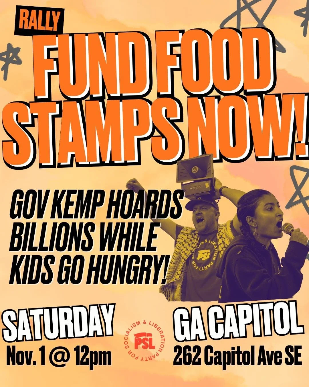 RALLY: EMERGENCY FUNDS FOR SNAP NOW!