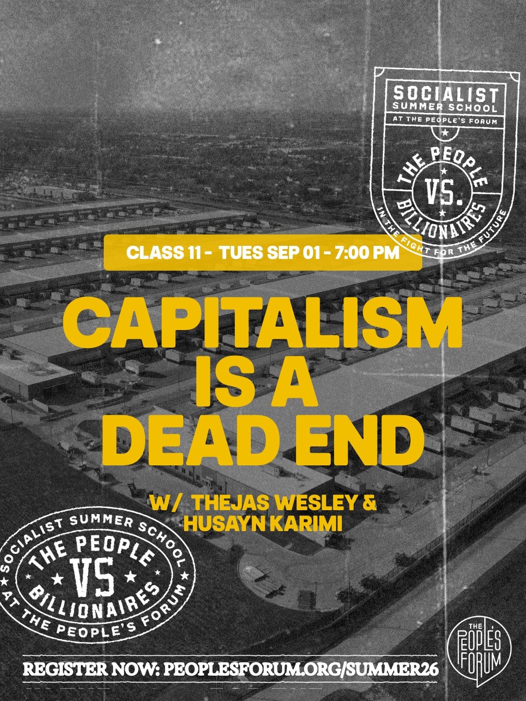 CLASS 12 - THE PEOPLE VS. BILLIONAIRES: SOCIALIST SUMMER SCHOOL