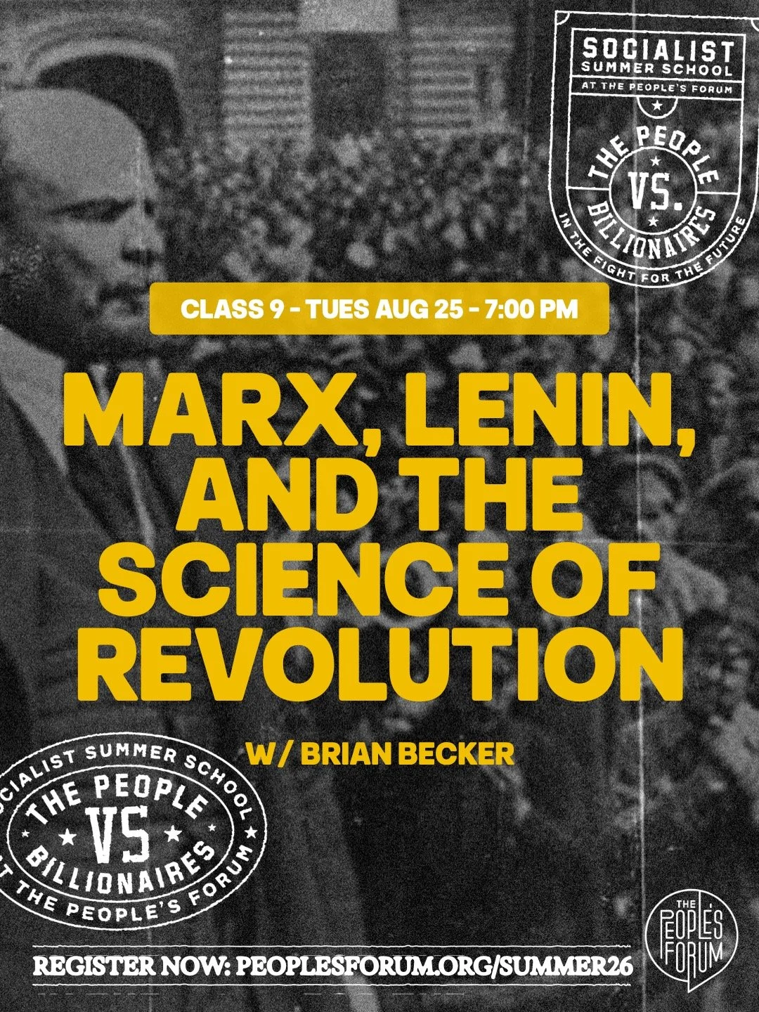 class 9, ALC, 8/25, 7pm