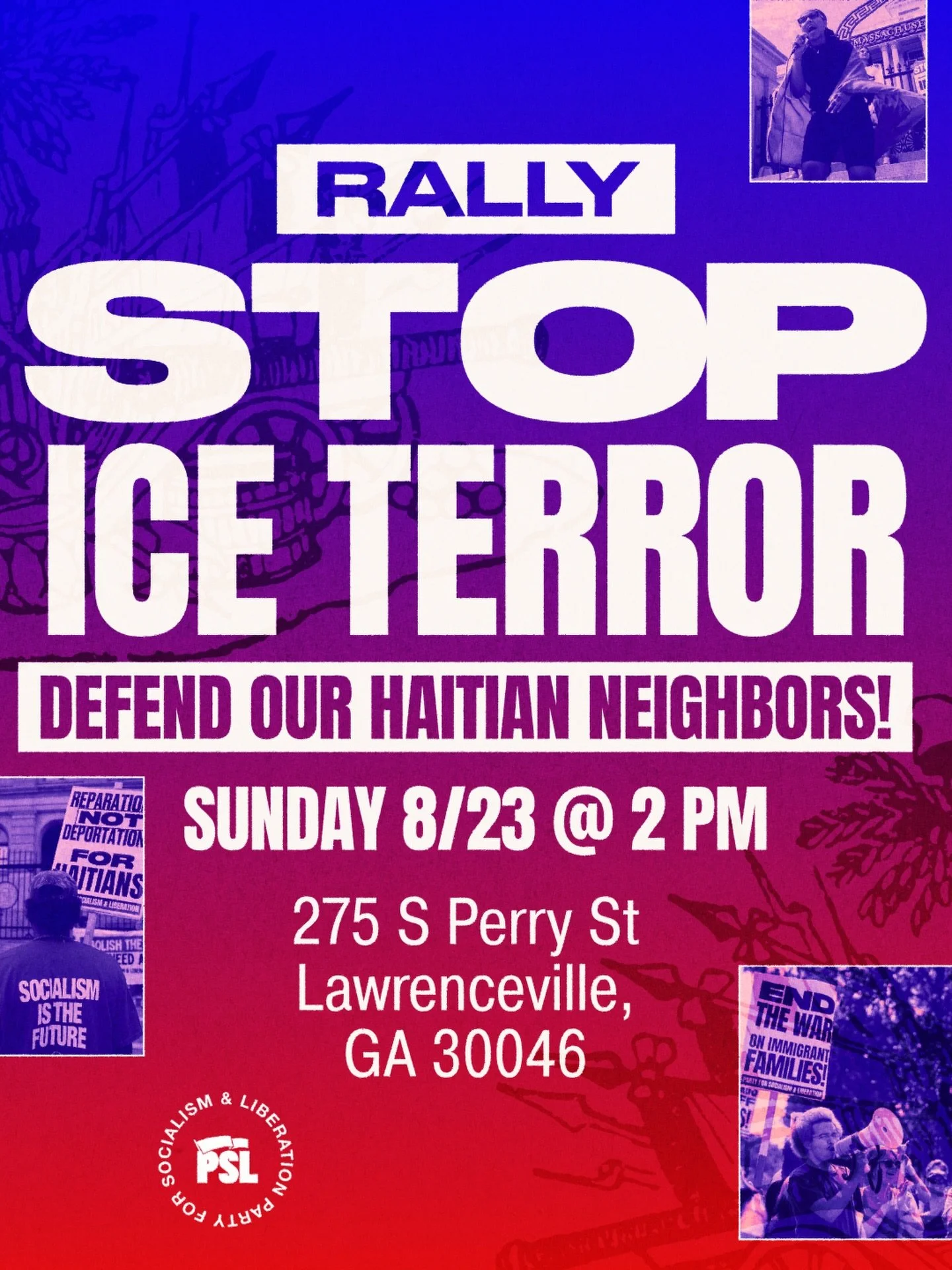 2pm Sunday 8/23 RALLY FLYER