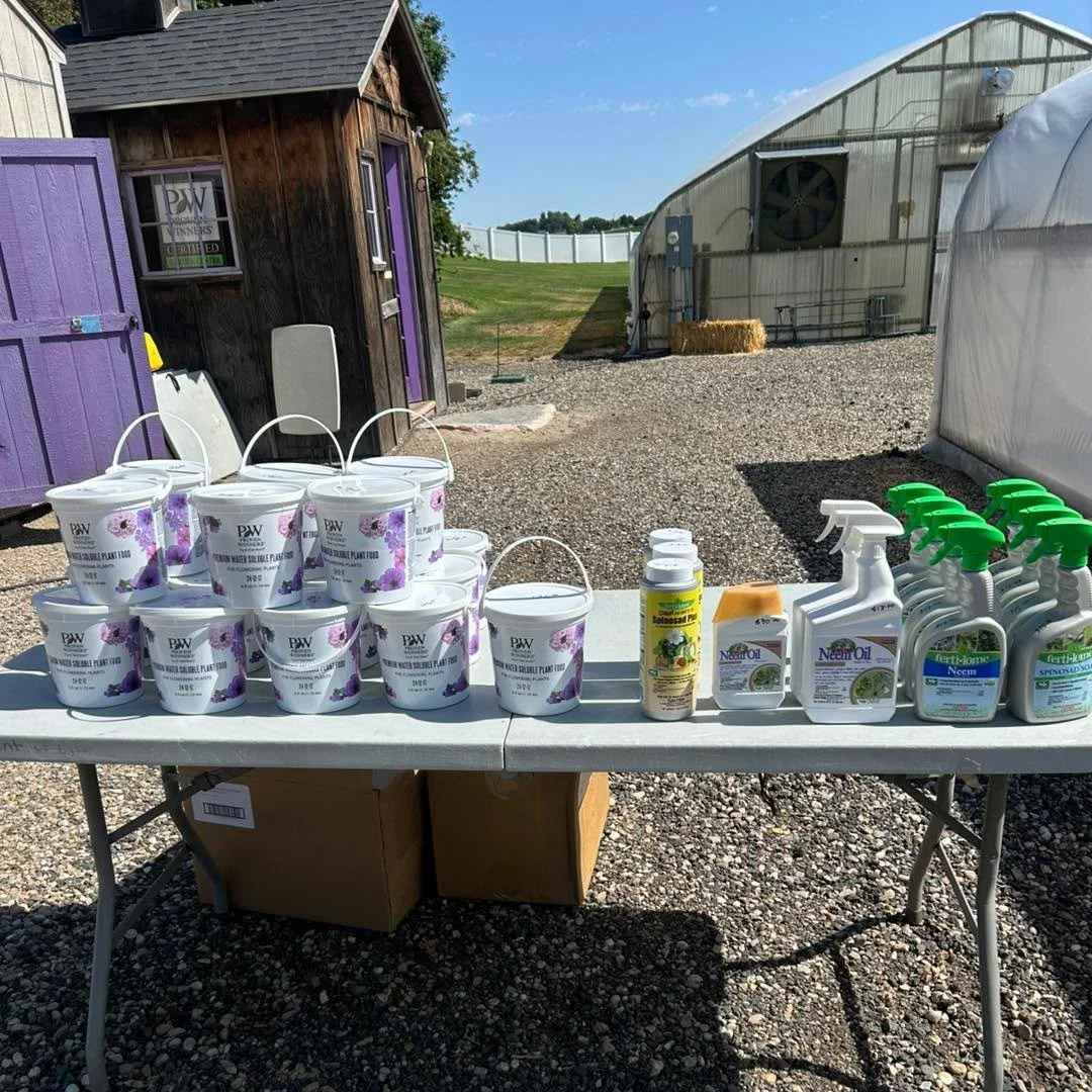 Come see me today if you&rsquo;re in need of fertilizer and/or bug control. I will be here at the greenhouse today from 11:15-12:30.