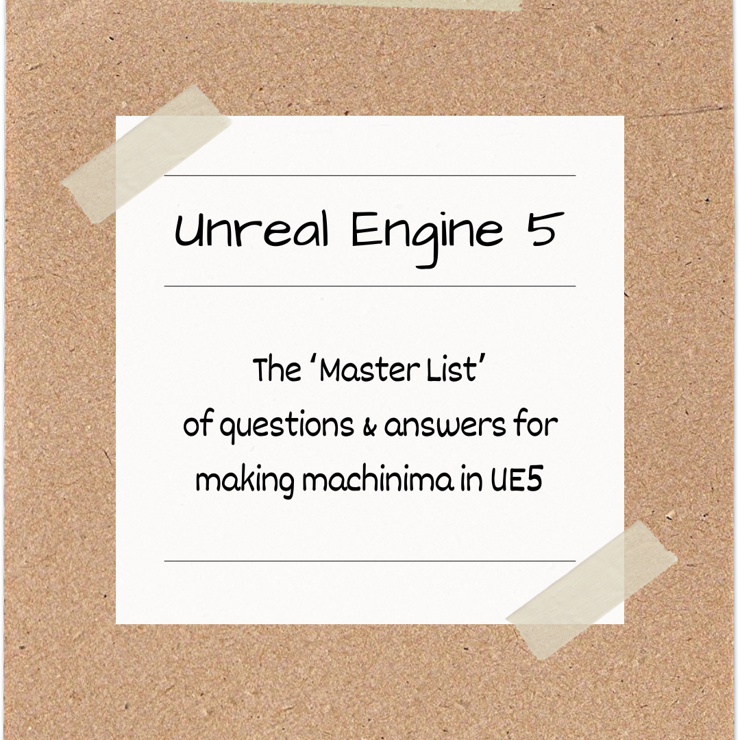 The Master List of Questions
