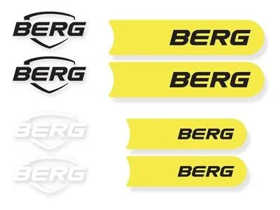 BERG GO Twirl Multicolor - Aufkleber-Set