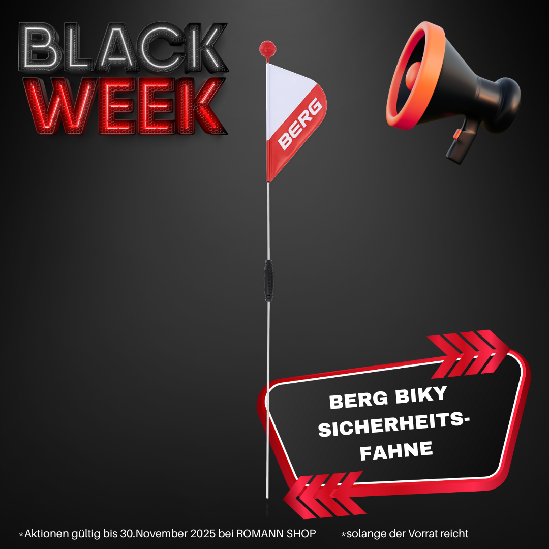 BERG Biky Sicherheitsfahne (Zubehör für BERG Biky Laufräder) - BLACK WEEK DEAL