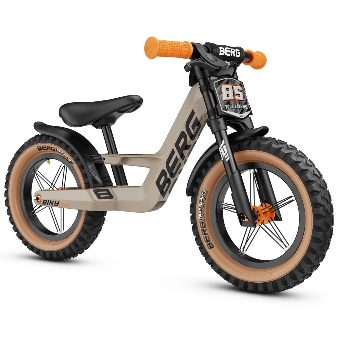 BERG Laufrad Biky Trail Sand MIT Handbremse
