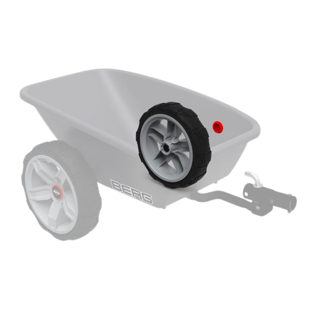 Rad grau-schwarz 10x2,5 rechts (rot Kappe)