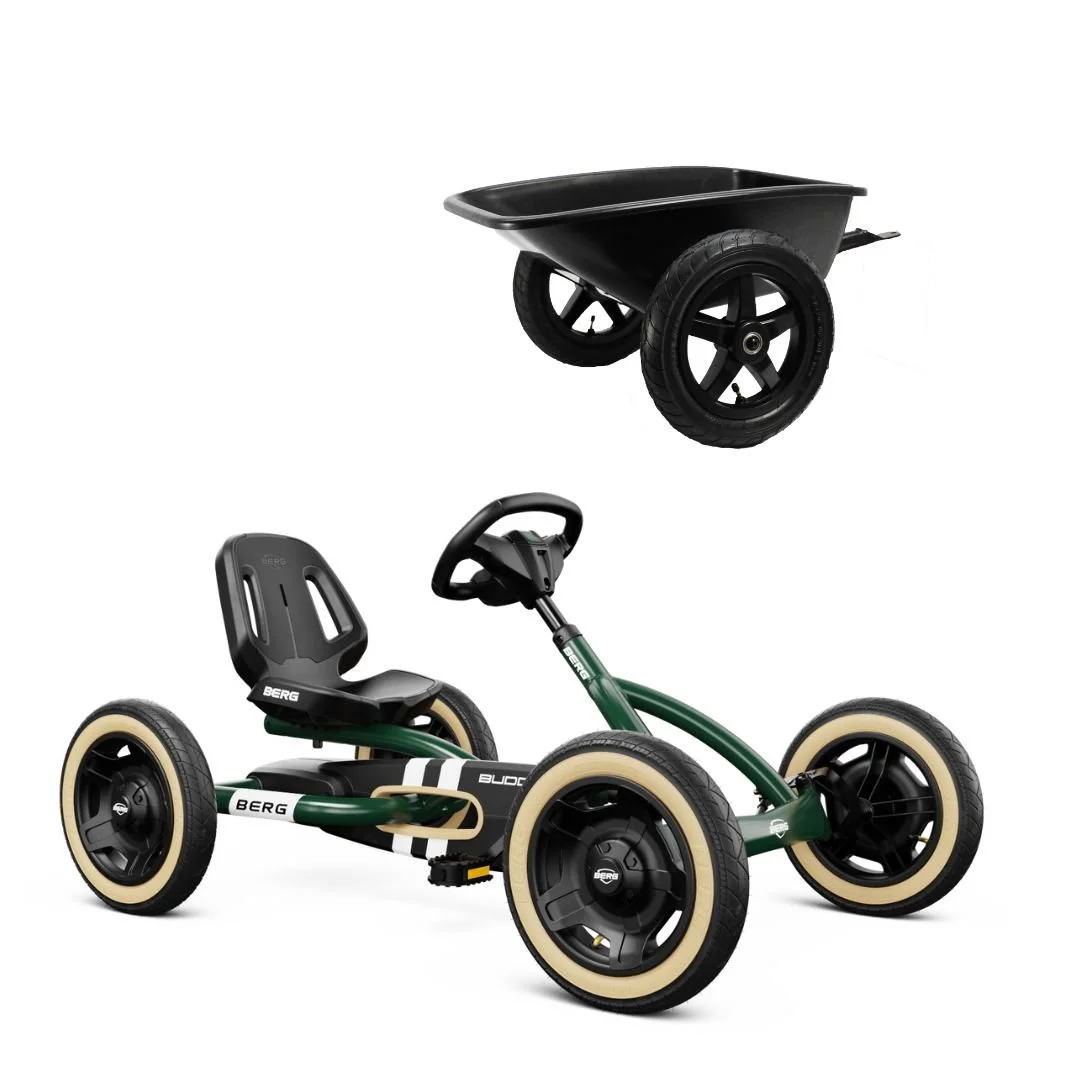 BERG Buddy Retro Green - OSTERDEAL + Trailer L