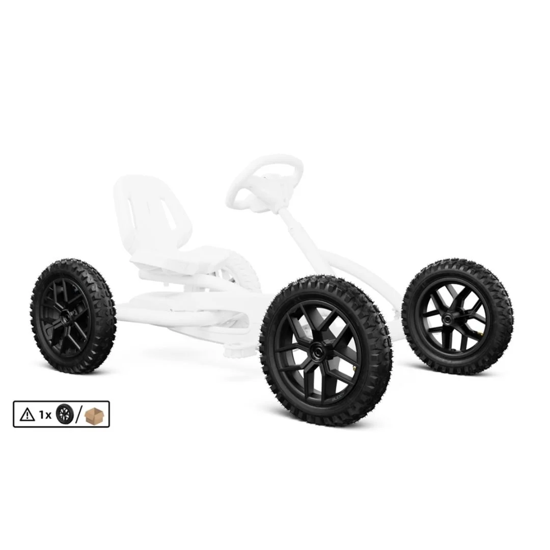 Rad 10-Speichen schwarz 12.5x2.25-8 All Terrain Gelände