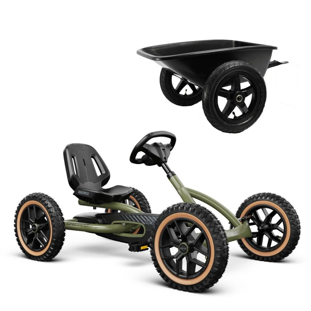 BERG Buddy Trail Grün  OSTERDEAL + Trailer L