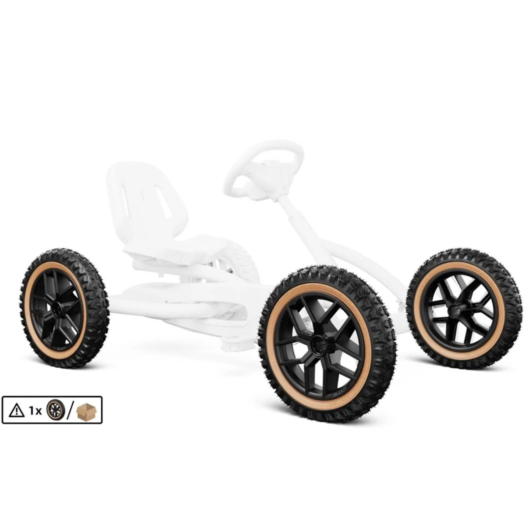 Rad 10-Speichen schwarz 12.5x2.25-8 AllTerrain Gelände Trail