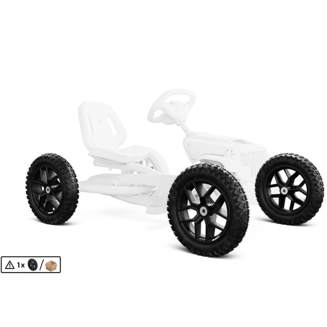 Rad 10-Speichen schwarz 12.5x2.25-8 All Terrain Gelände Jeep