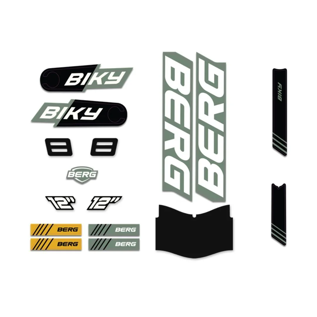Biky - Aufkleber Set Cross Green