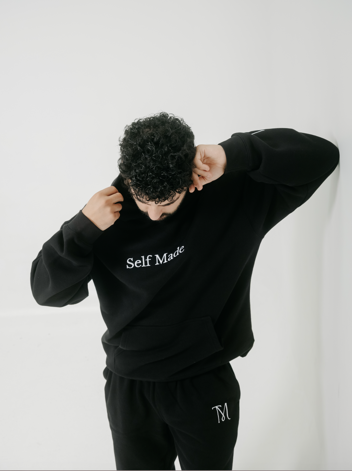 Self Made Men's Hoodie - Black
