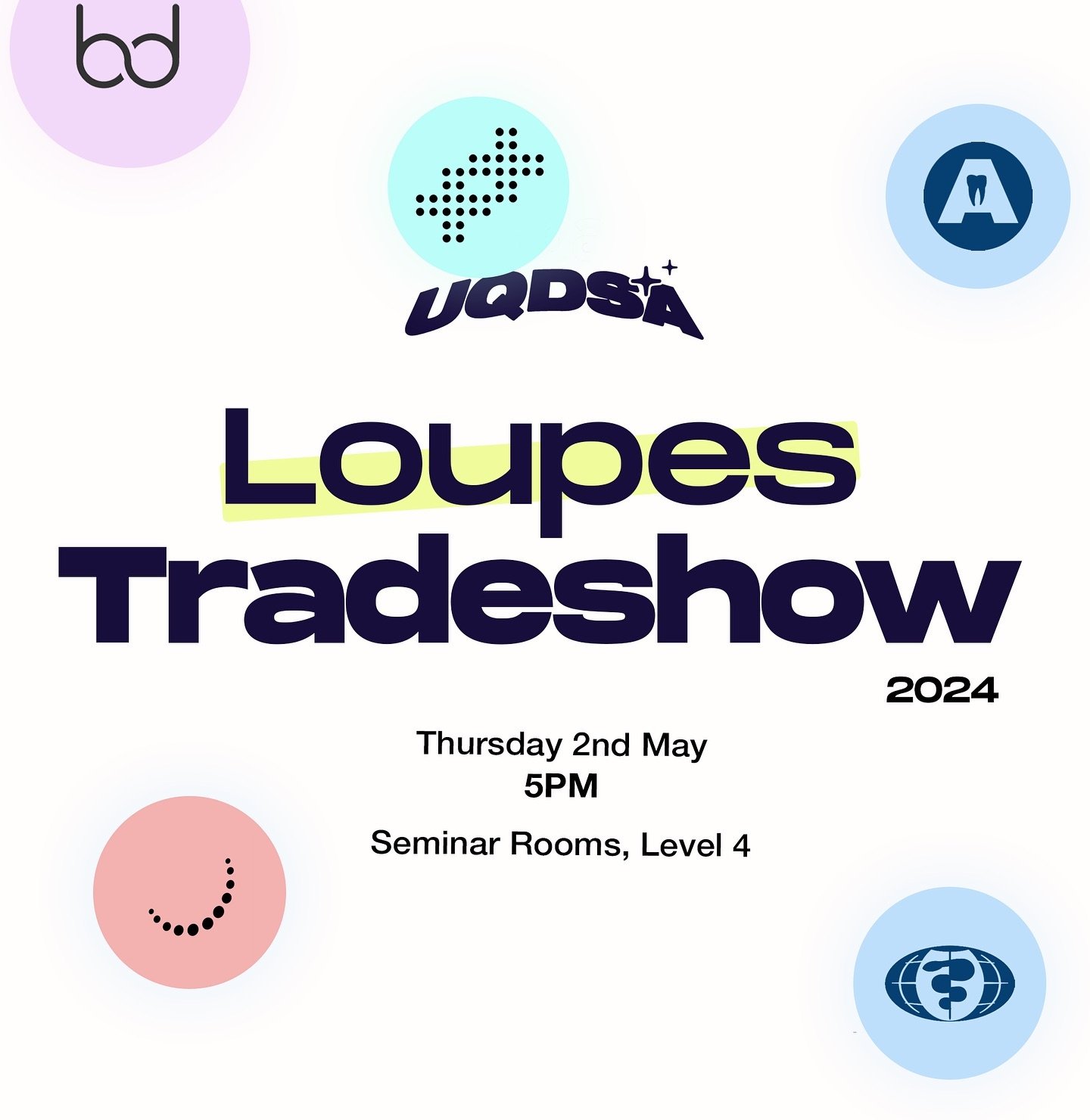 📢2024 UQDSA Loupes Tradeshow📢

👀Struggling to see that class 2 cavity prep in pre-clinic? 👁️Can&rsquo;t find those molar canals in endo clinic? 😑Tired of squinting and having back pains? 

🎉Look no further because our annual LOUPES TRADESHOW IS
