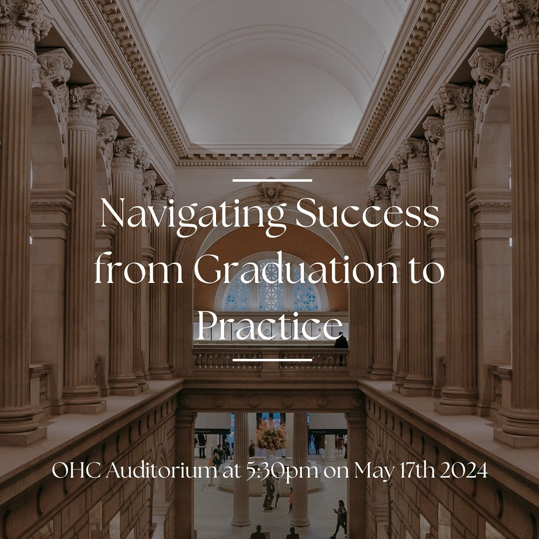 Join us for an enlightening symposium tailored for recent dental graduates!🎓

🧠Learn from Dr. Leo Ham, a 2021 UQ Dentistry Graduate, as he shares invaluable insights on accelerating your career, from crafting standout CVs to deciphering job contrac