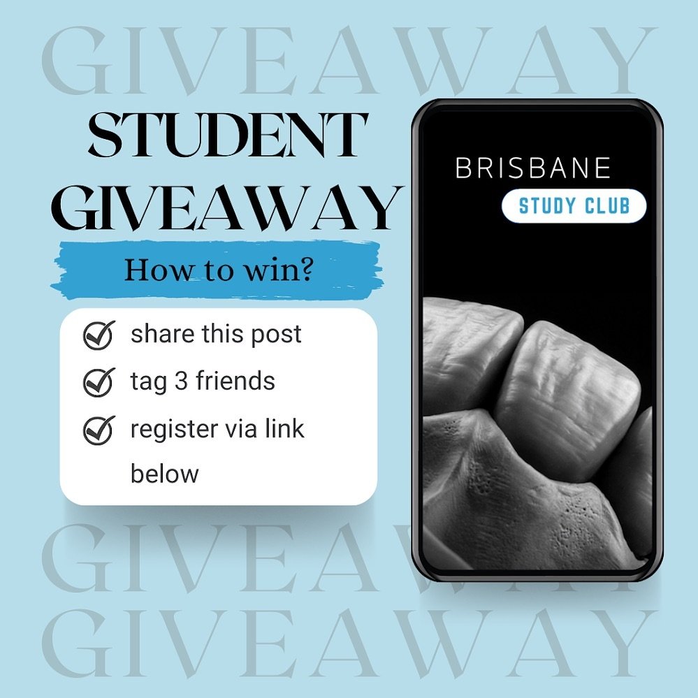 🎓Exciting Opportunity for UQ Dentistry Students! 🎓
 
Get ready to elevate your smile design knowledge with an exclusive giveaway from gDR! We are thrilled to offer three tickets to Brisbane&rsquo;s study club featuring renowned experts Dr. Po Yang 