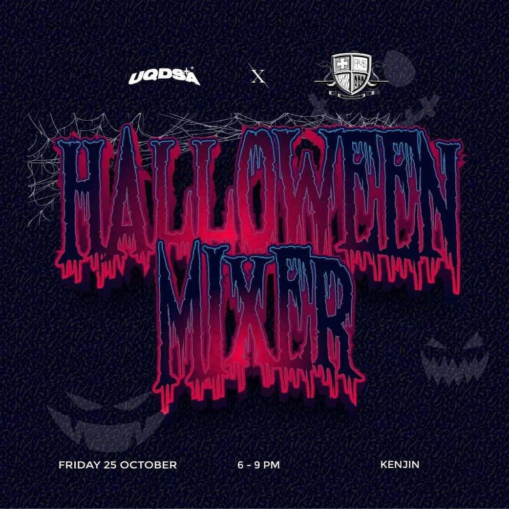 Exam season got your teeth chattering 😬? Feeling spooked 😰 by those assignment submission dates that just keep creeping up on you? Forget all your woes at our annual joint UQDSA x UQPMS Halloween Mixer, back again by popular demand! It&rsquo;s gonn