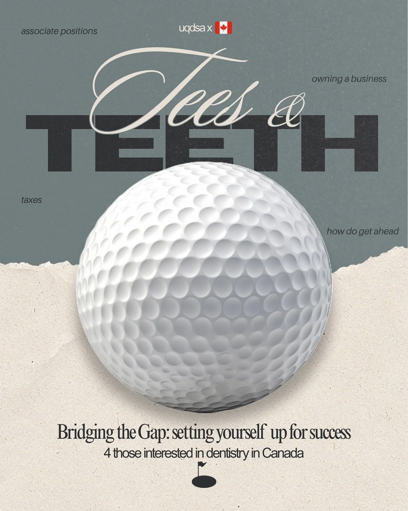 🇨🇦 Thinking about practicing dentistry in Canada?

Join us this Thursday for: Bridging the Gap: Setting Yourself Up for Success @ the Vic Golf Course, for an exclusive evening of food, drinks, and insights to set you up for success.

🕠 Time: 5:30p