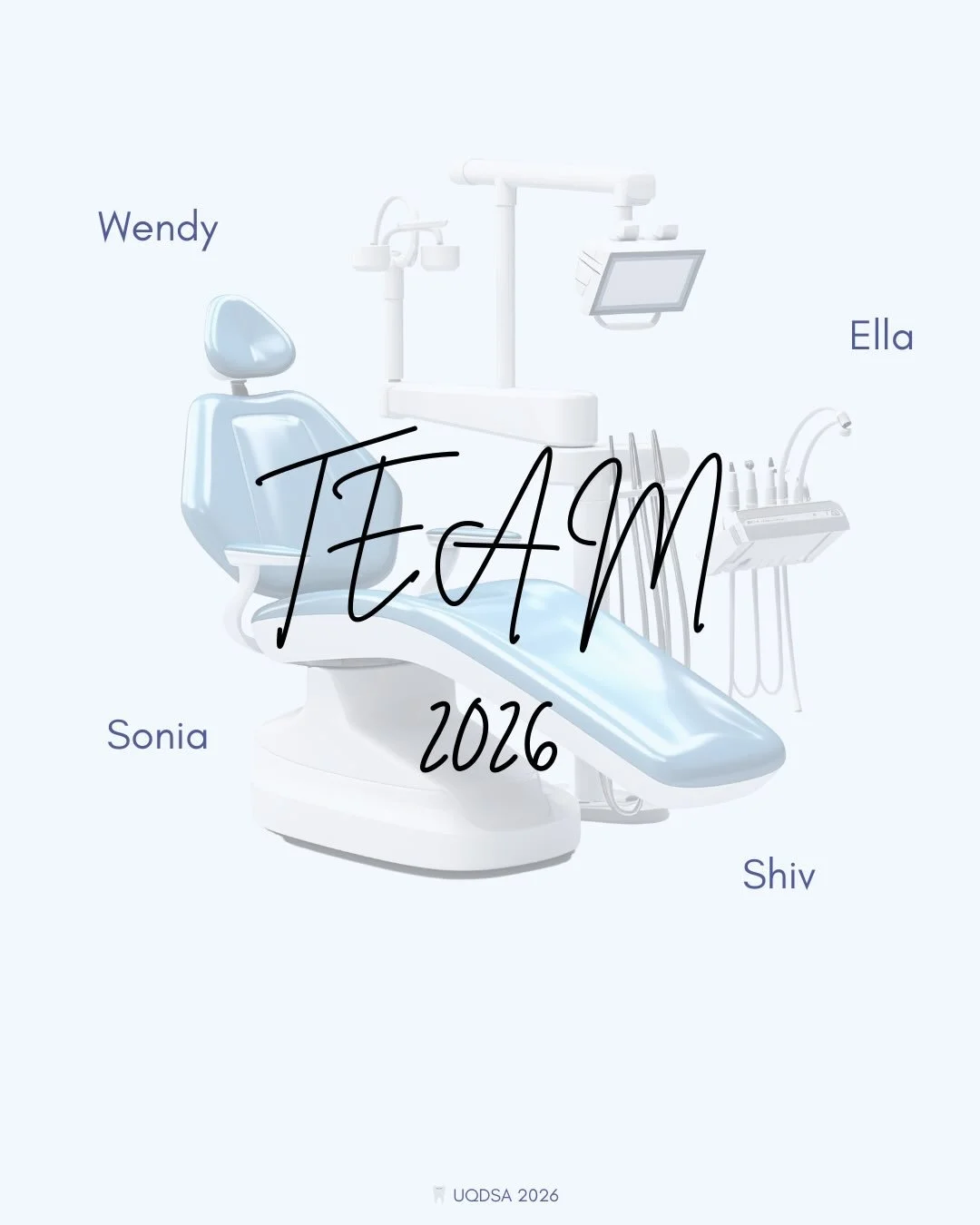 Here&rsquo;s your UQDSA 2026 execs!!! 🦷 3/3