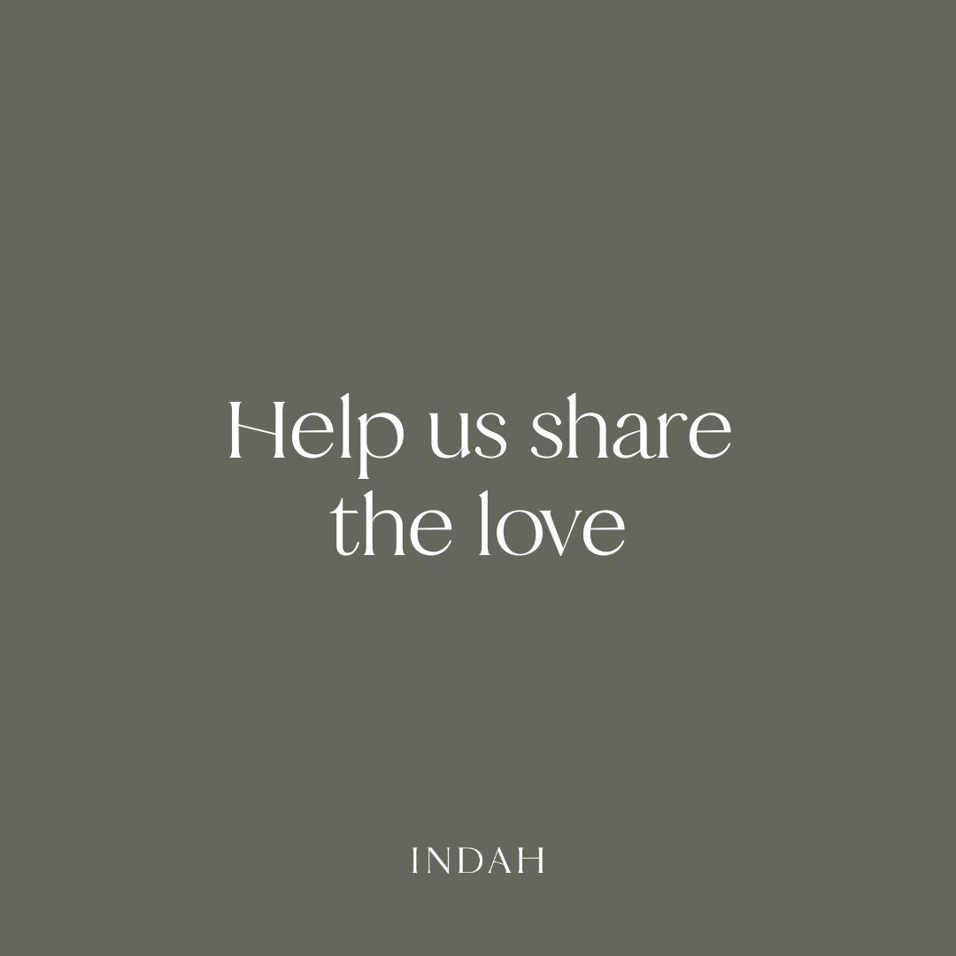 We would love to gift $150 gift voucher to a deserving local ~ just because 🤍⁠ Simply tag the person in our Sharing the Love pinned post and tell us how amazing they are! #sharingthelove #indahdayspa