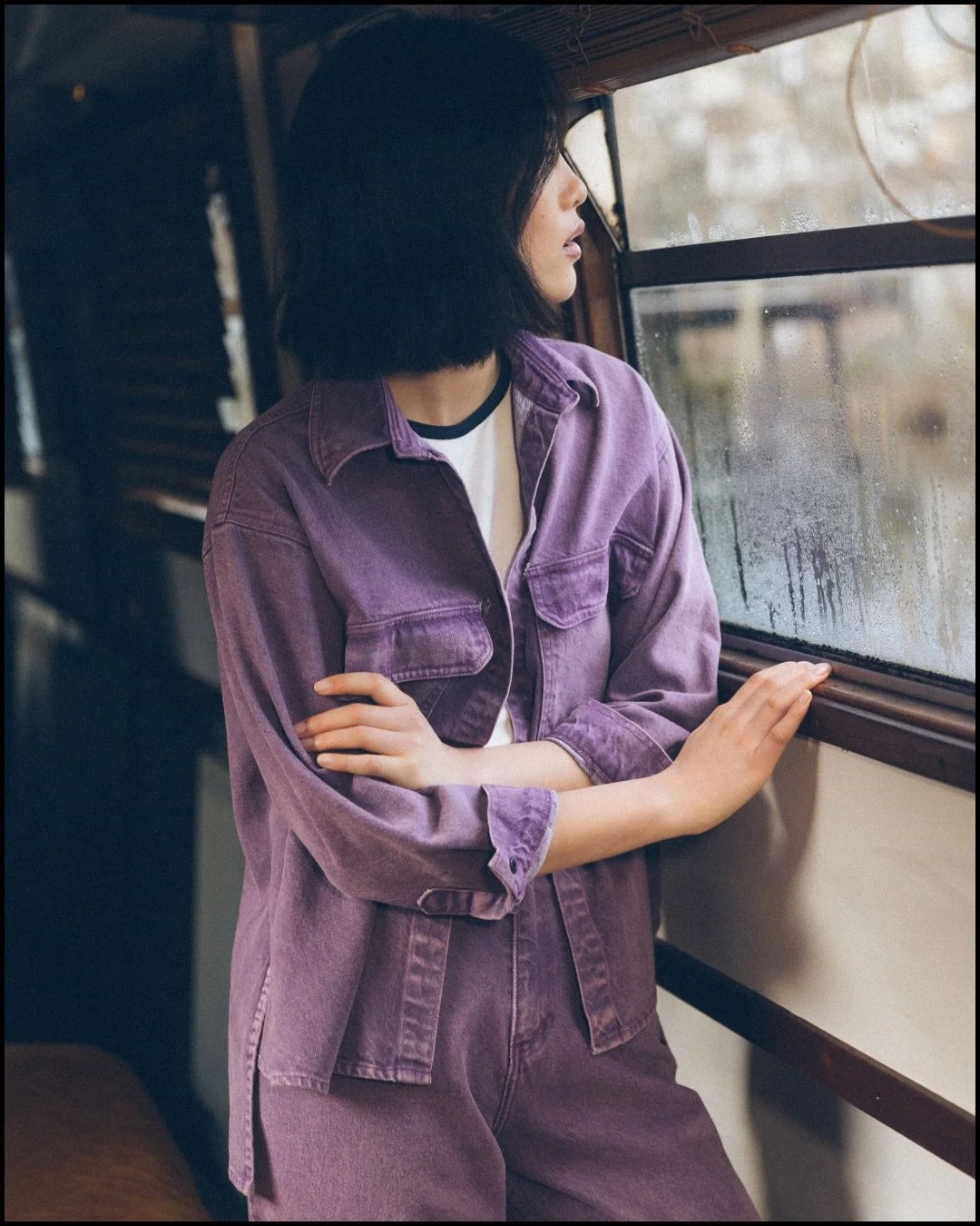 Some extras from SS&rsquo;26 @sacjeans 💜

Photographer: @daria_szotek
Creative director &amp; stylist: @elenikrt
Model: @xxchengxinxx @elitemodelworld 
HMUA: @tamaratott
Video: @angieymeraj

#londonphotographer #fashionphotography #editorial #london