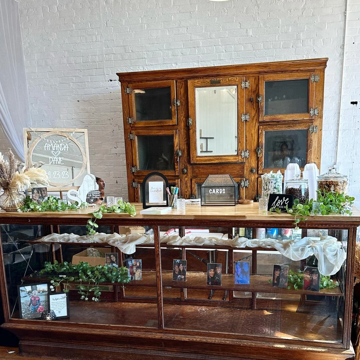 From the bar top to the table tops, everything is yours to customize for your special day!