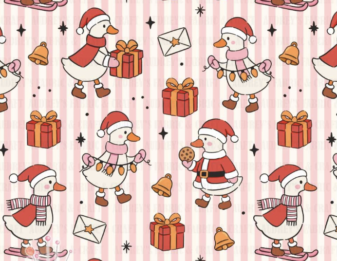 Christmas Geese Scrub Top - Pre Order