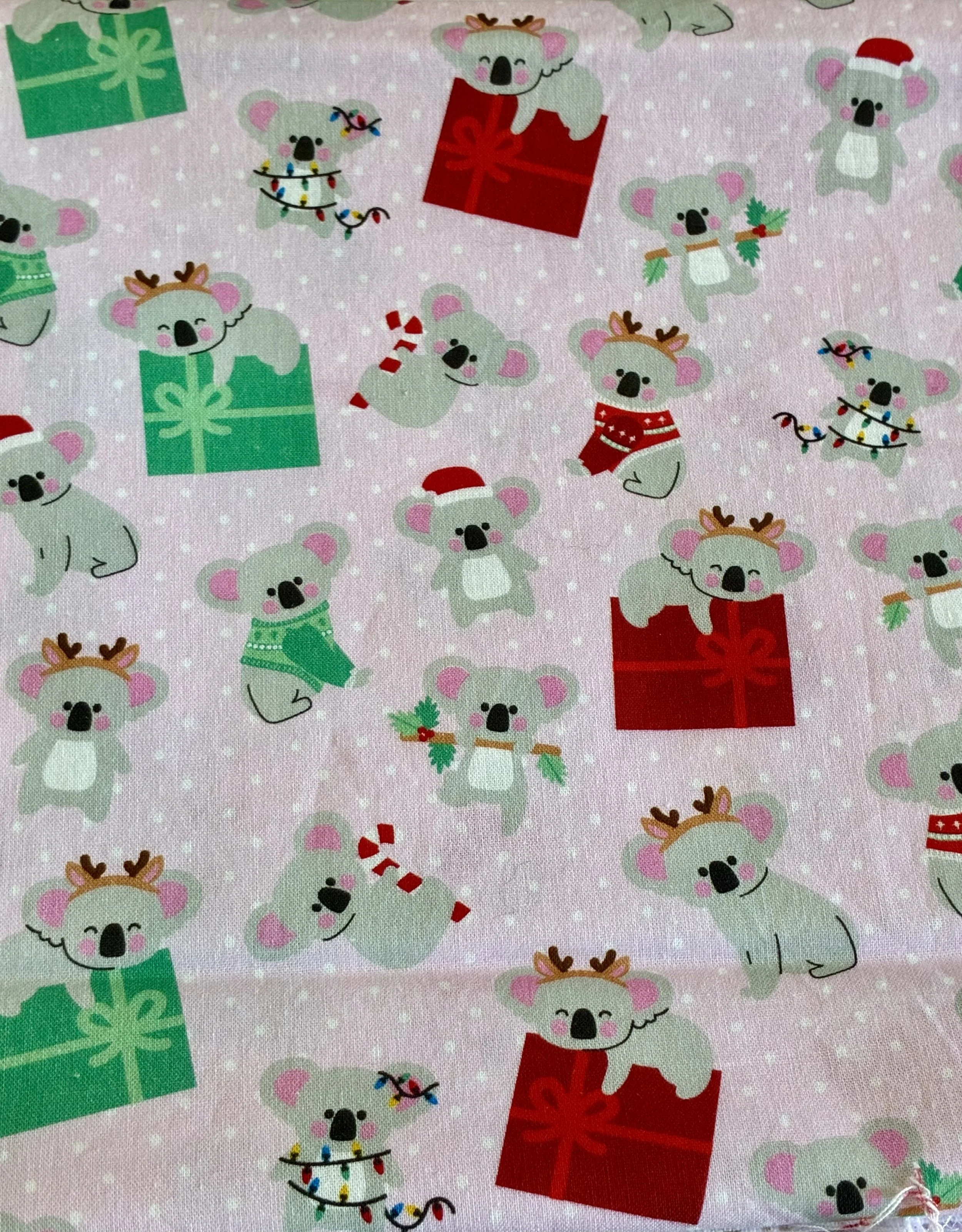 Christmas Koalas Pink