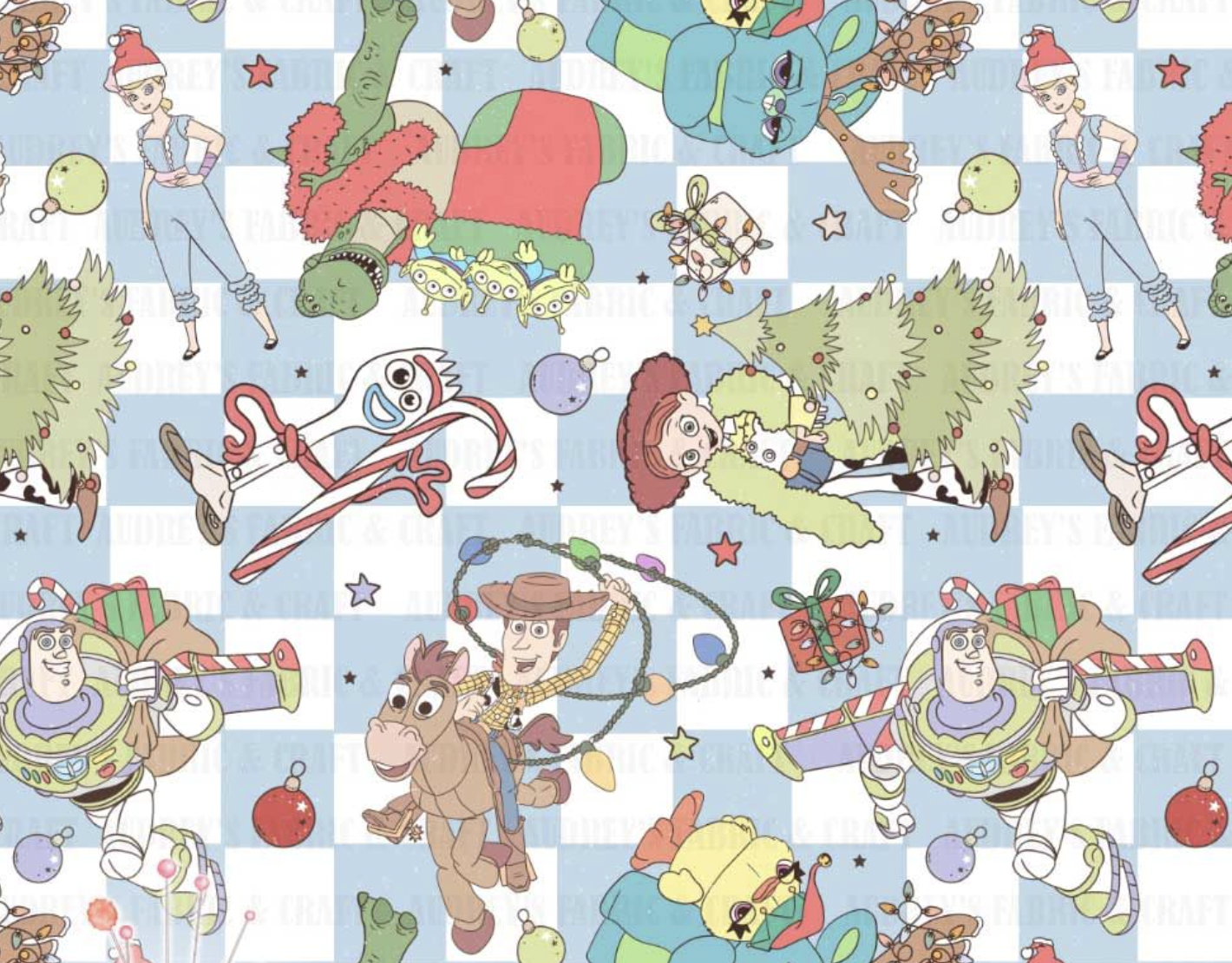 Christmas Toy Story Scrub Pant - Pre Order