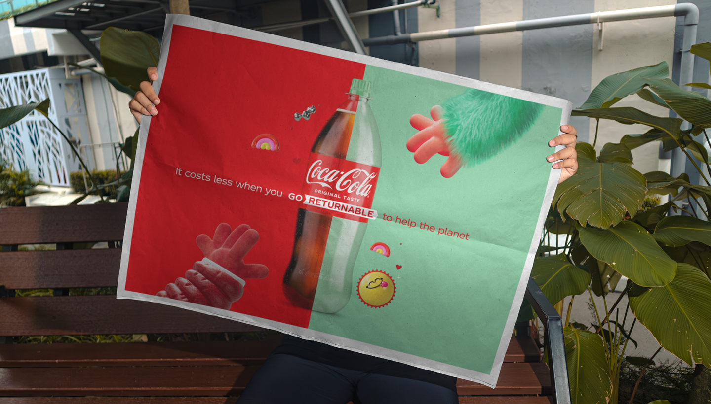 Coca Cola Two Sides