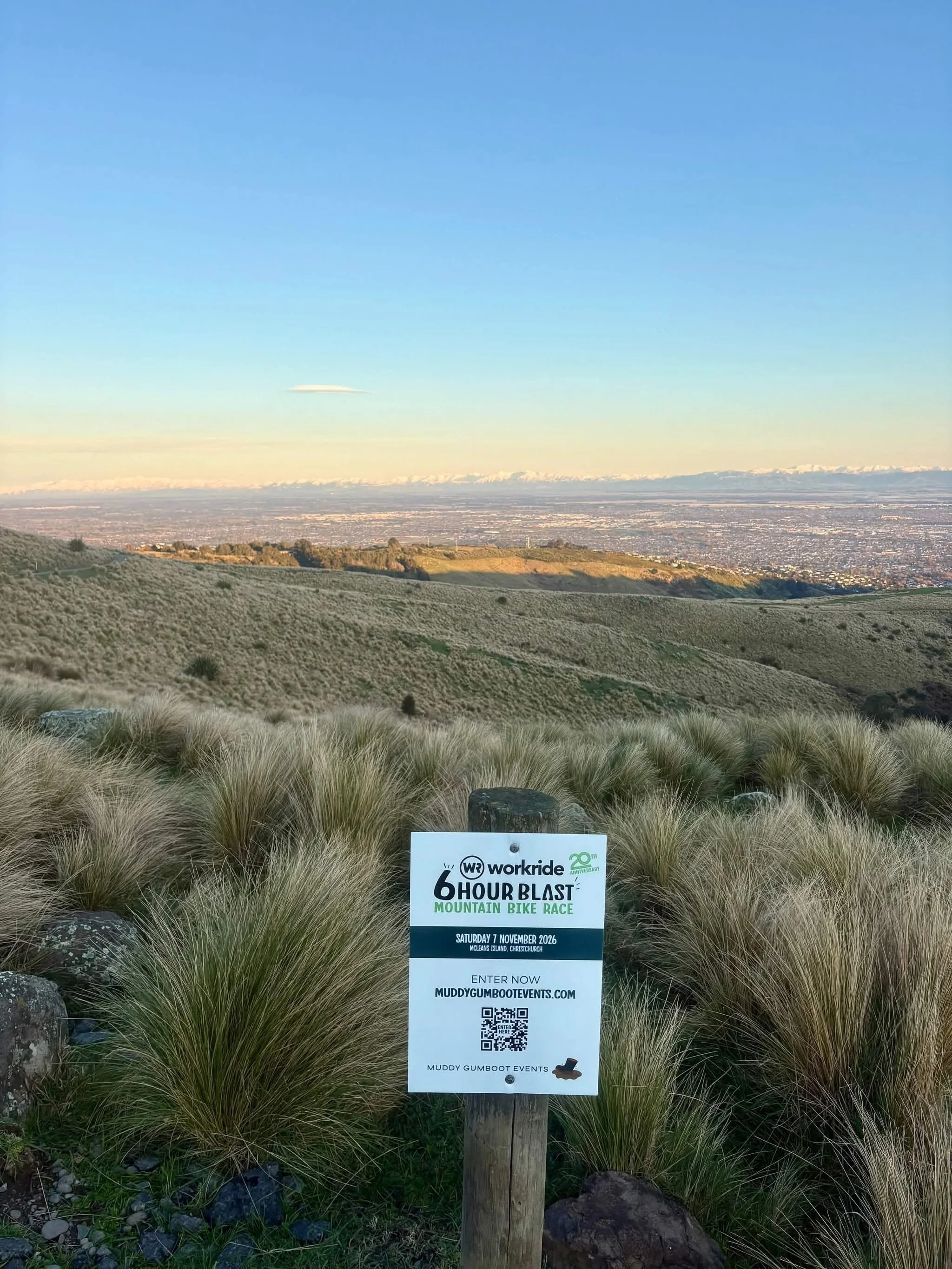 @max_beckert29 is BACK from his travels around the world and we&rsquo;ve put him straight to work. Our new signage is up across the Port Hills ready for the weekend riders to spot us 👀 @workride.nz