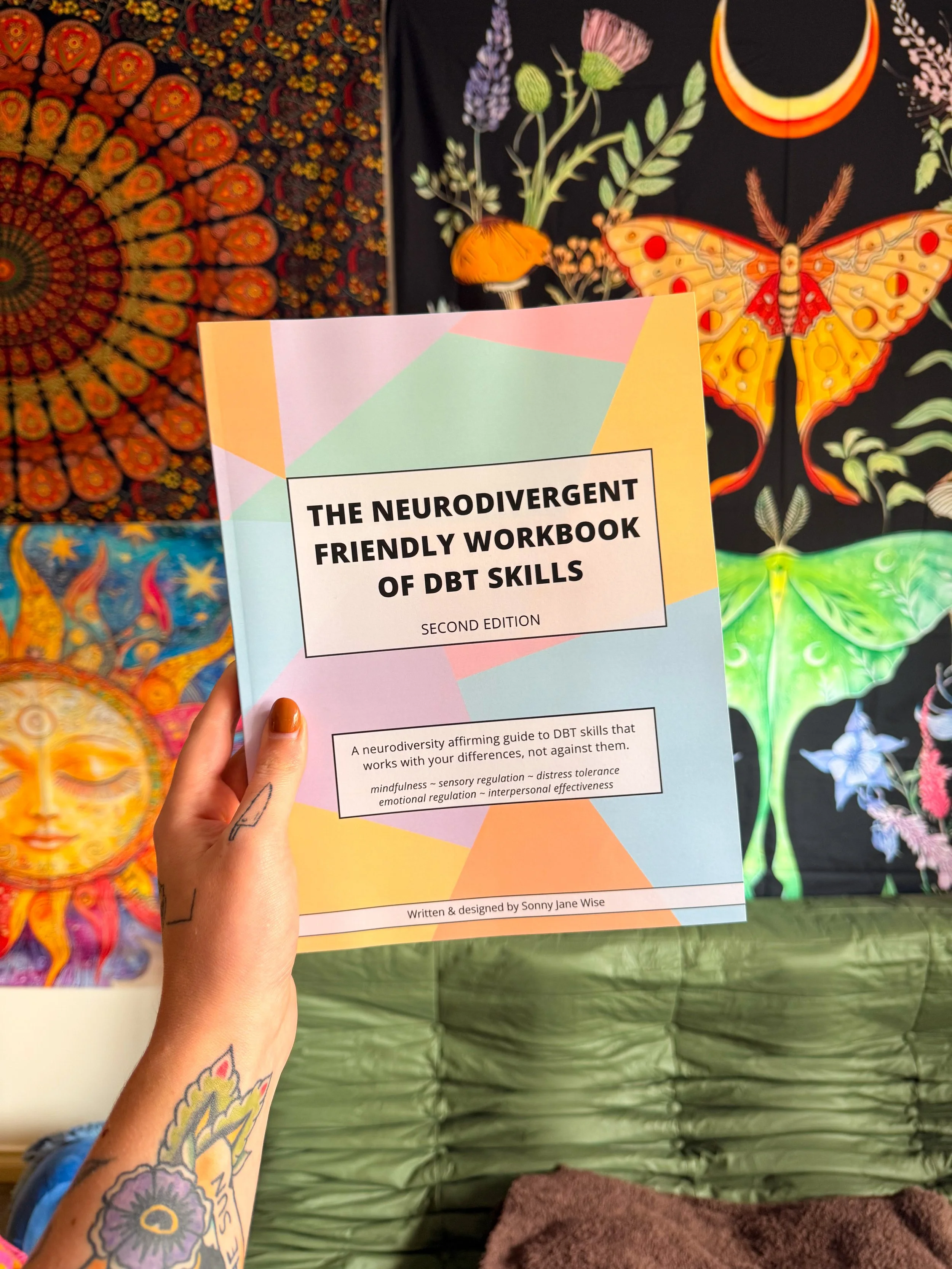 The Neurodivergent Friendly Workbook of DBT Skills (second edition) - Physical Copy