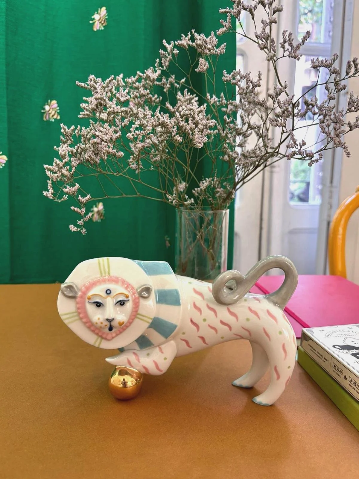 The Lion Aleksandra Zeromska Unique Porcelain Sculpture (1).jpeg