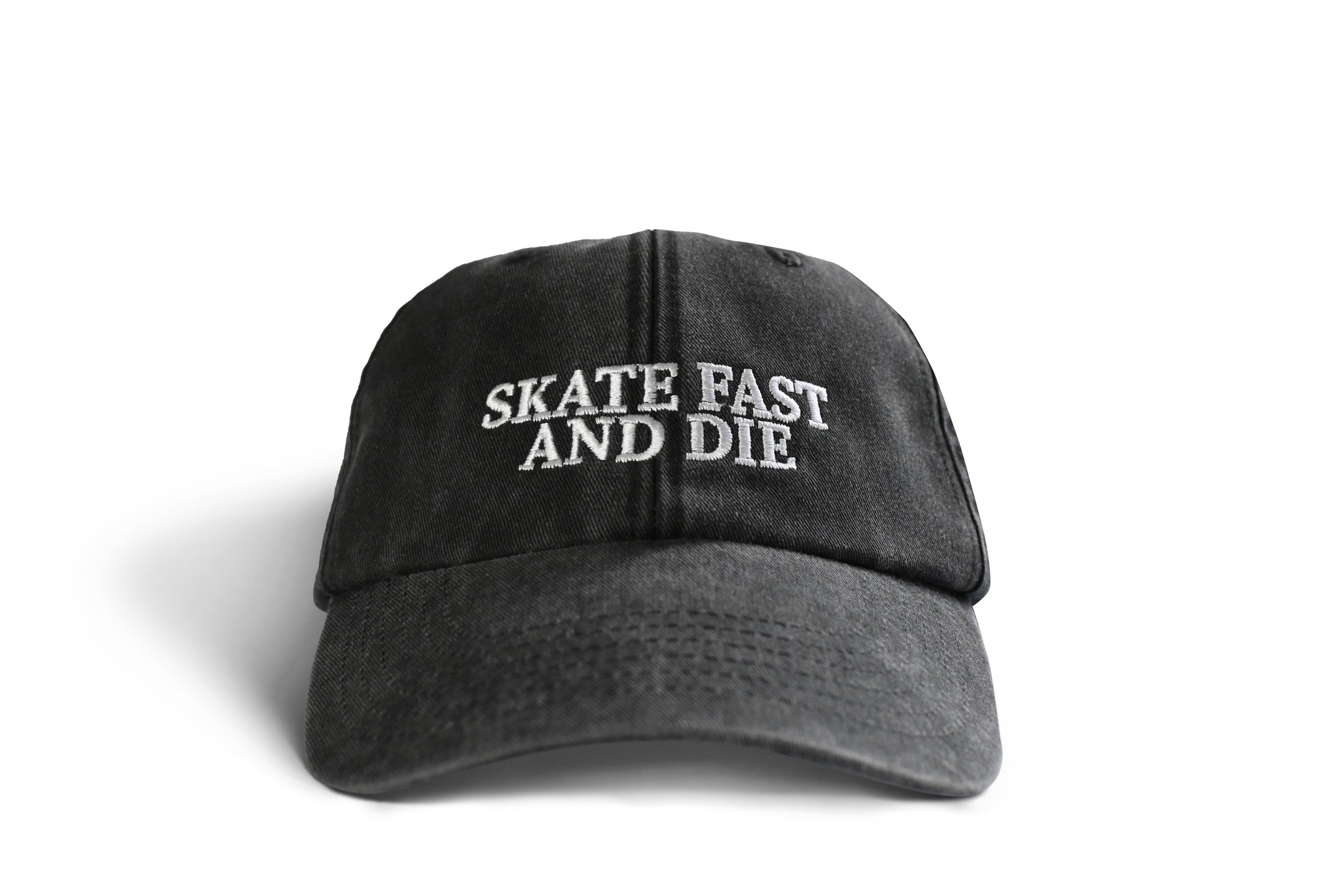 Black Skate Fast & Die Cap