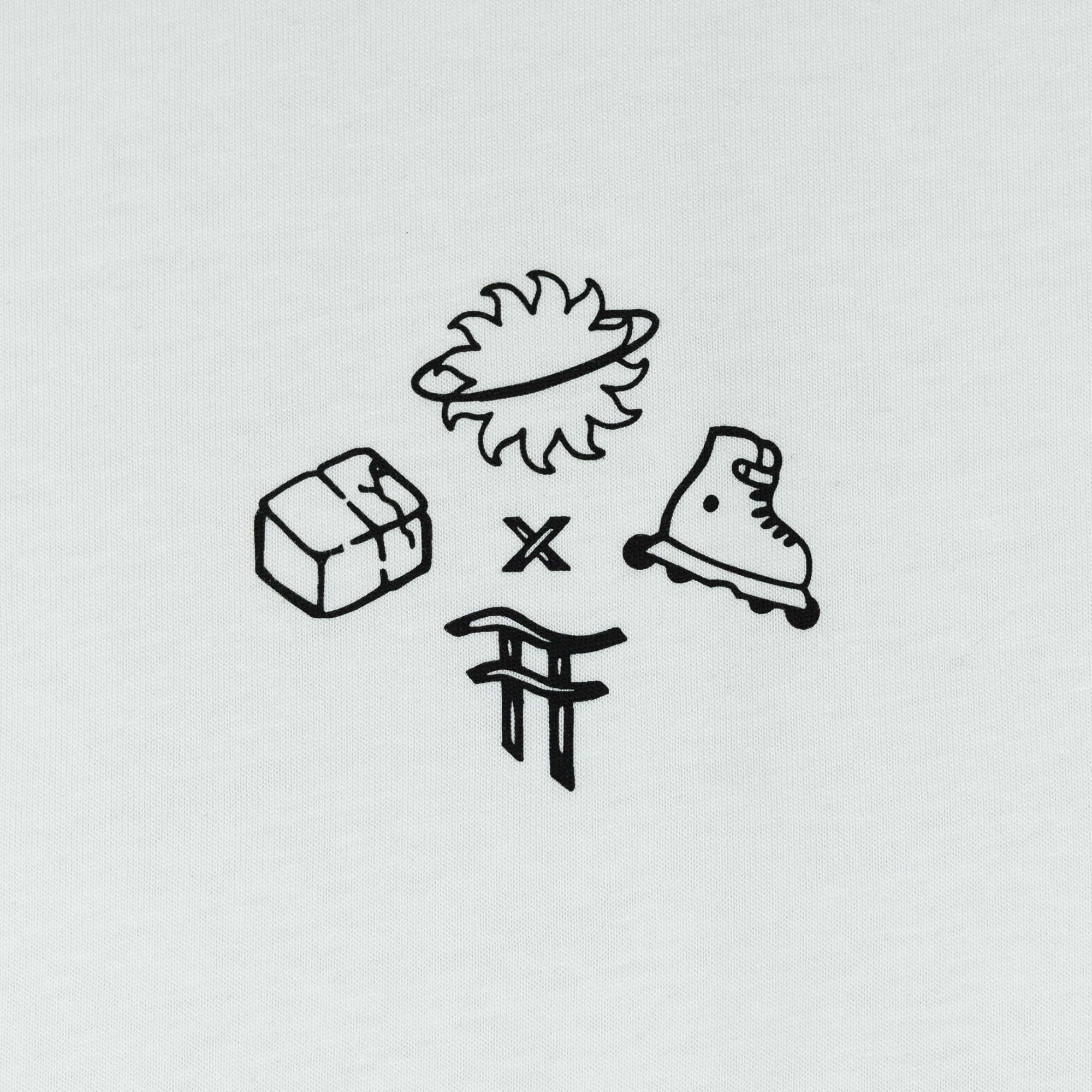 Inferno Calcada Tee White Detail.png