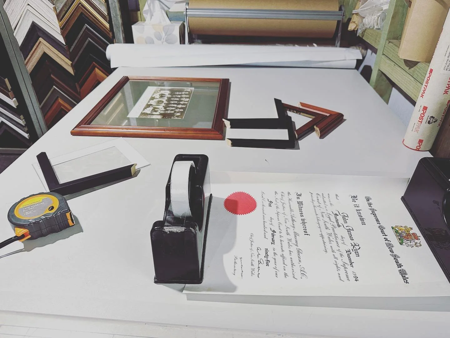 Chris busy busy in the shed. 😌