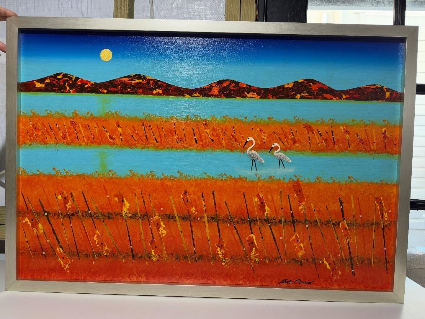 Finally in the frame it was meant to be in.