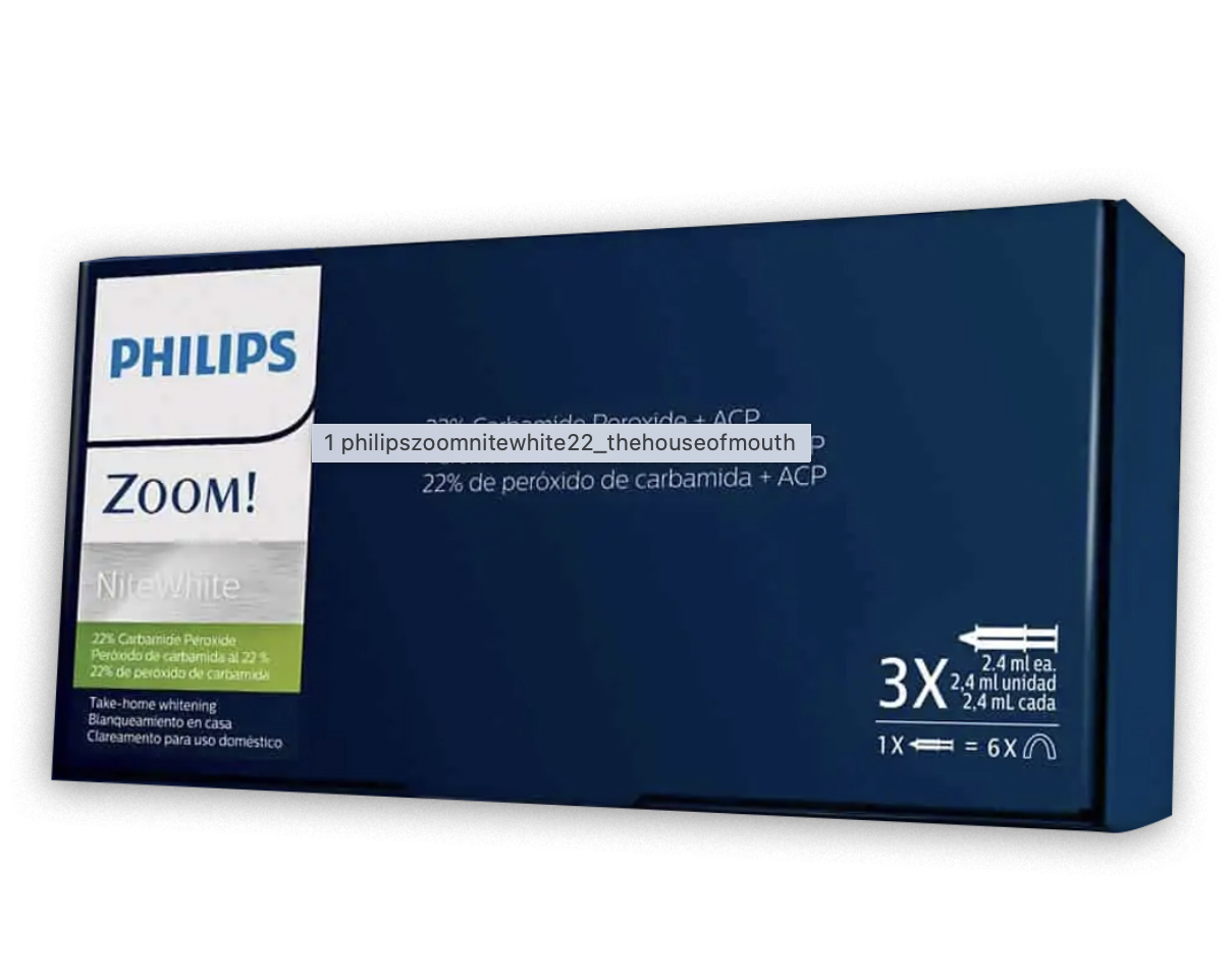 Philips Zoom NiteWhite 22% Carbamide Peroxide — available by appointment