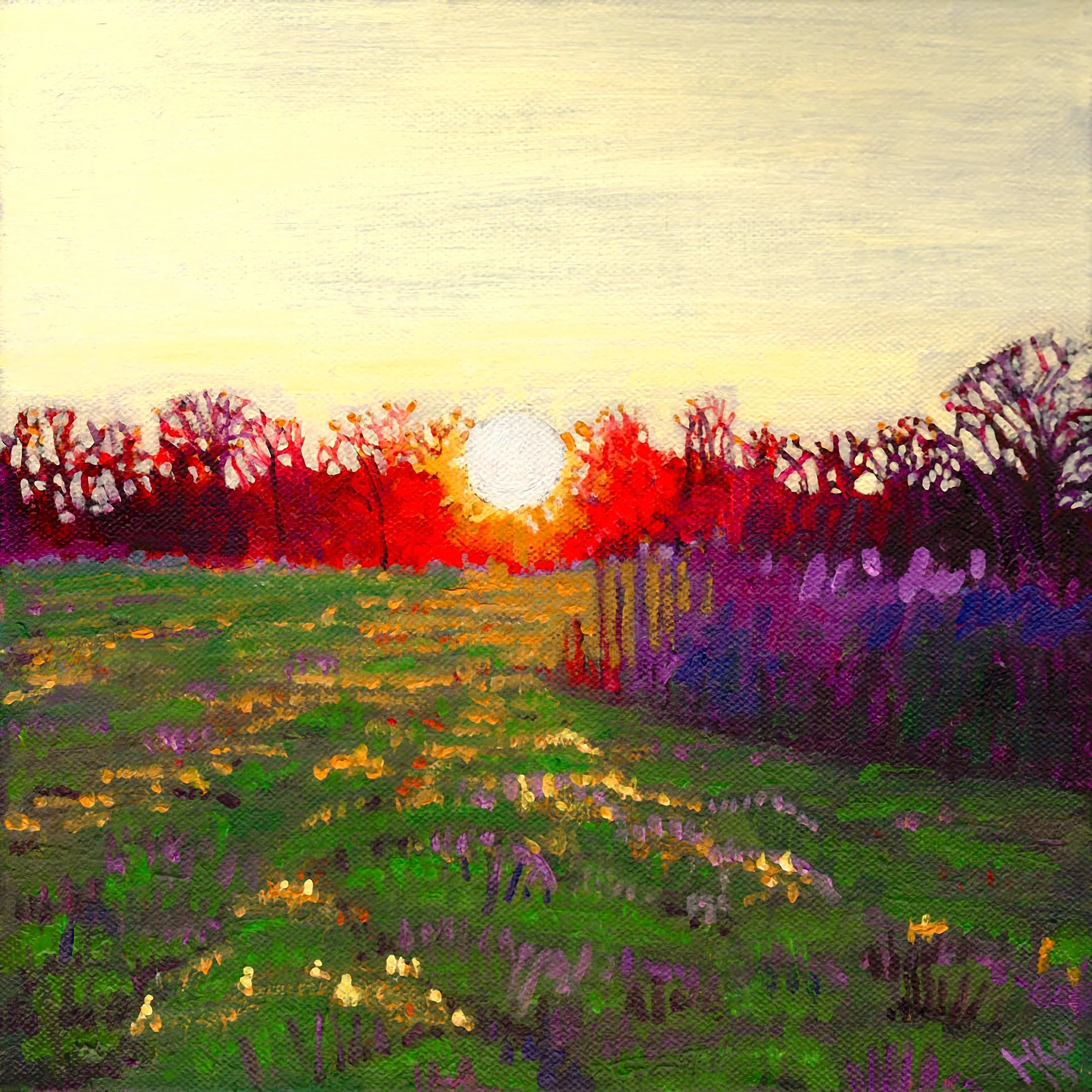 Towards the Light, 2013, oil on canvas 